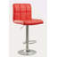 Tabouret de bar pivotant réglable en similicuir, ensemble de 2-118100654