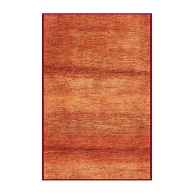 Tapis contemporain brun