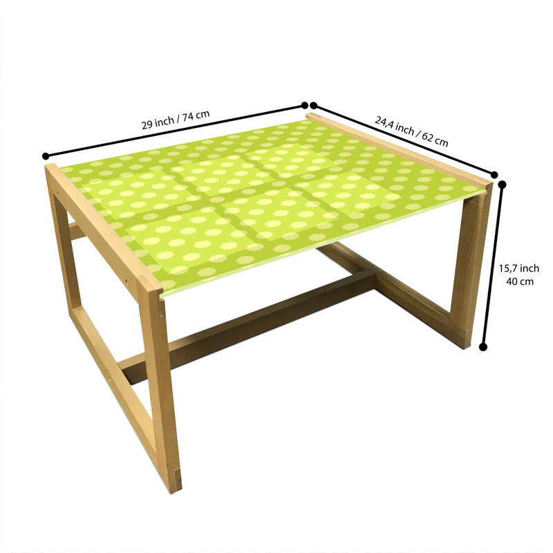 Jamile Sled Coffee Table, 62cm H x 74cm W x 40cm D