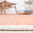 Evansdale Geometric Handmade Flatweave Cotton Orange Area Rug-236953082