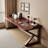 Black Rectangular Solid Wood writing desk-118311963-118311968