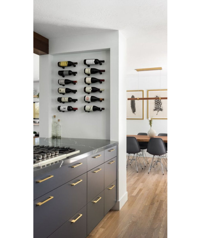 Fairlawn 1 - Bottle Wine Bottle Rack, Gunmetal