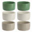 Martha Stewart Vanowen 6 Piece 3.8 Inch Stoneware Ramekin Set in Assorted Colours