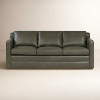 Sorrento 78" Genuine Leather Sofa Bed