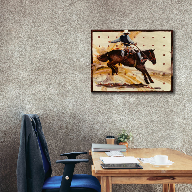 «Torriyah Jumpin Jack on Canvas» par J.E. Knauf, reproduction, H 26 po x l 34 po x P 1,5 po