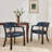 Derrie Tufted Arm Chair Dining Chair-667664906-668819275