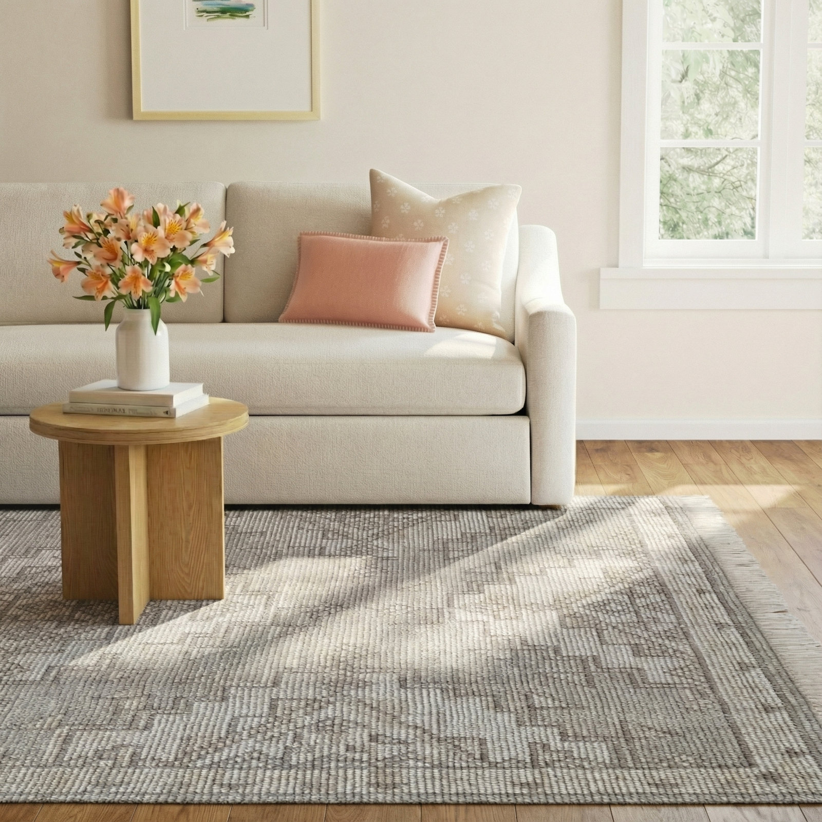 Birch Lane™ Hand Knotted Wool Whitley Rug, Rectangle 7'9" x 9'9"