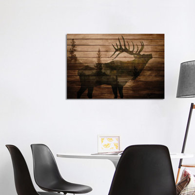 Elk Woods II- Gallery-Wrapped Canvas Giclée