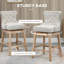 Tabourets de bar en tissu