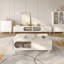Table basse en bois massif de style français-1174542737