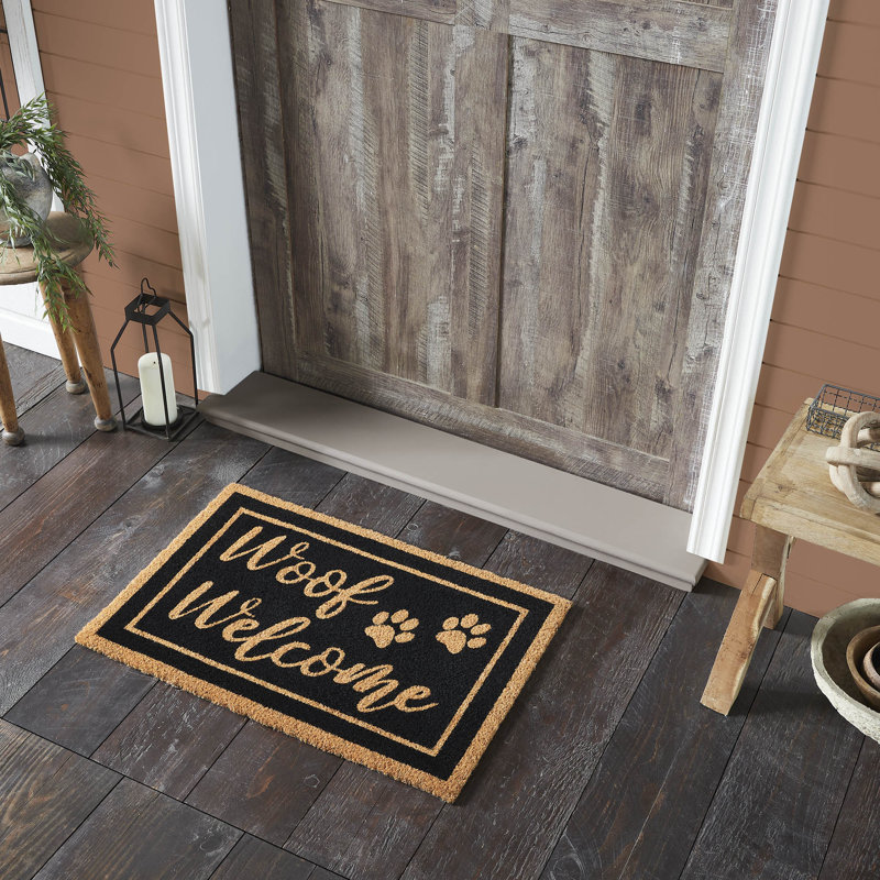 Alexis Woof Welcome Coir Rug Rect, 20" W x 30" L