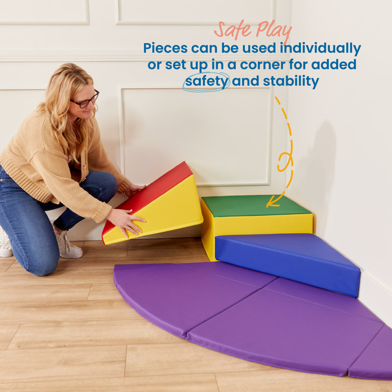 Assorted Foam Corner Climber Playset with Ramp and Pads