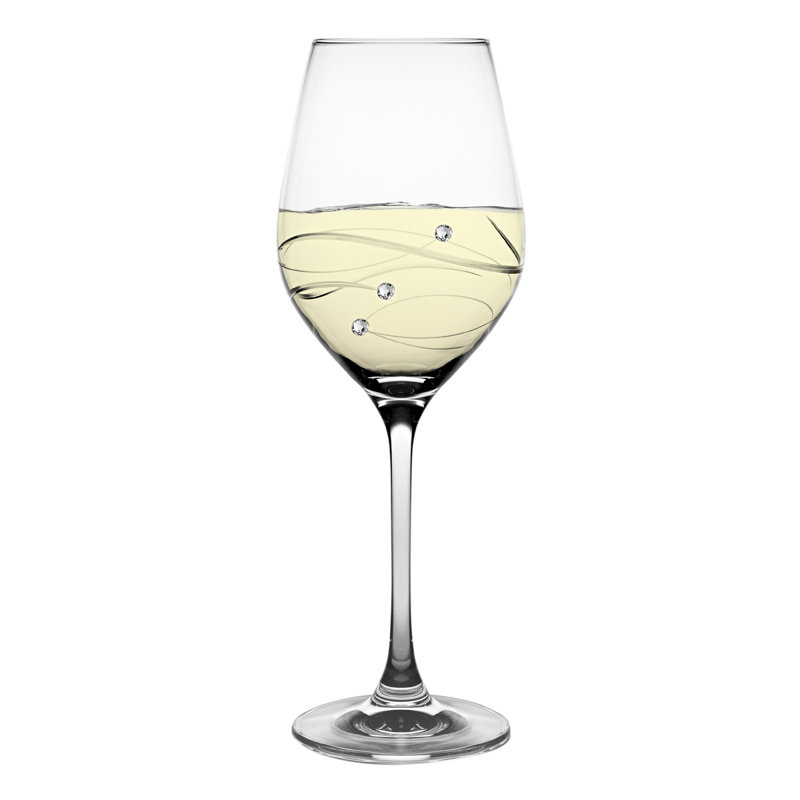 16 oz. Handmade Crystal Wine Glass Set