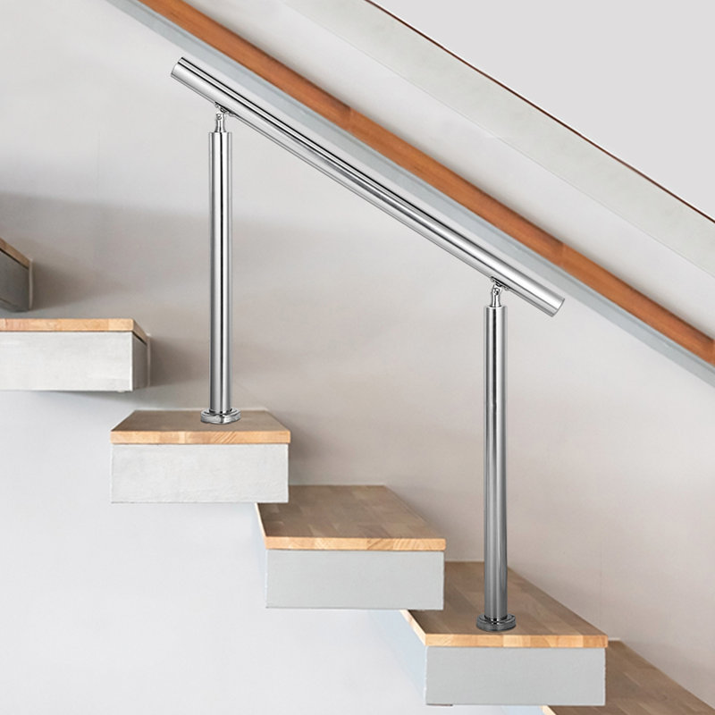 Handrail for Outdoor Step, 33.50"H x 40"W x 3"D