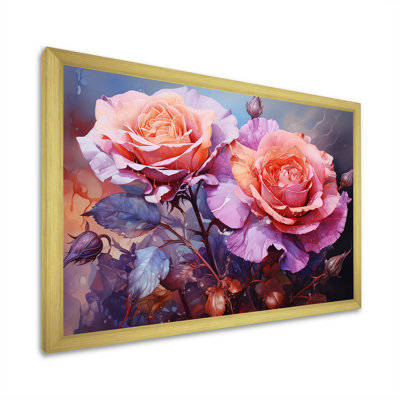 «Pink Misty Rose Spectrum», art mural arc-en-ciel II