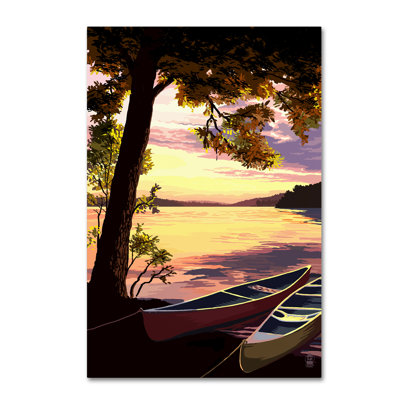 " Canoes " by Lantern Press