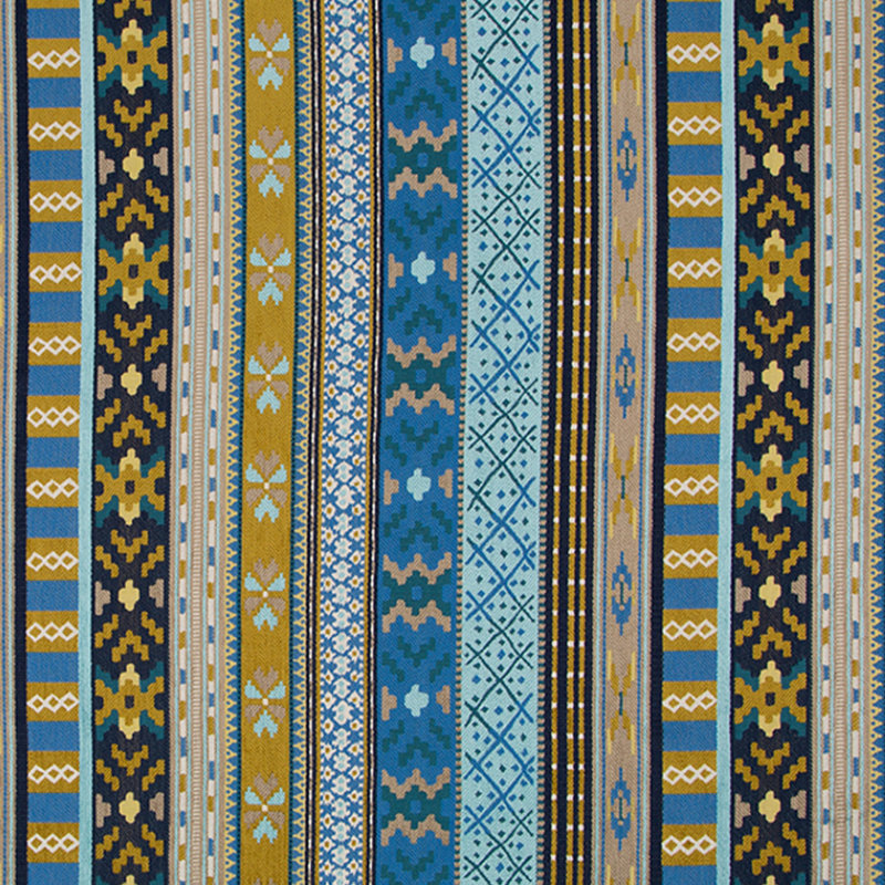 Tissu Festival couleur Pueblo, Azur