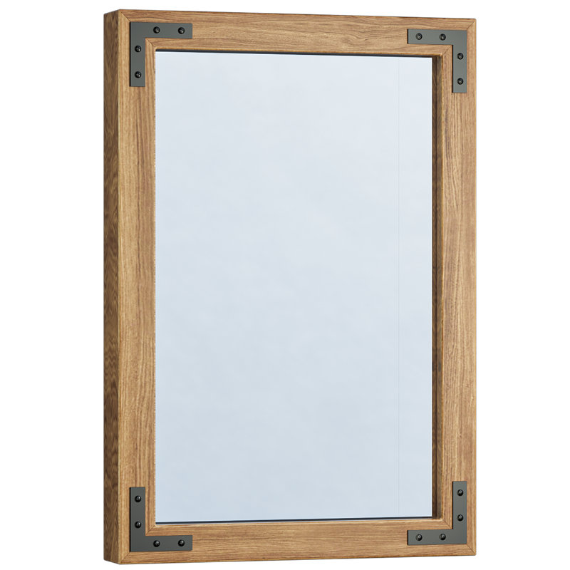 Miroir Gwenneth, 18 po x 26 po, Brun