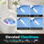 Toilette intelligente avec siège de bidet chauffant, fermeture automatique, sécheuse et eau chaude