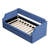 Upholstered Daybed With Trundle, Twin, Blue - Linen Covered, Steady Wood Slat Assembly Twin Base, -bed