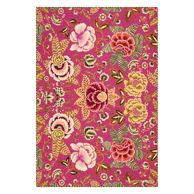 Rose de Damas Cerise Throw
