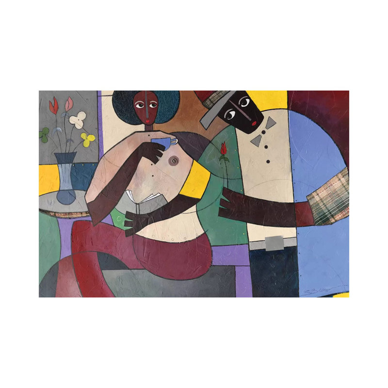 Classy Romance 1 Piece Wrapped Canvas Wall Art, 20.32 cm H x 30.48 cm W