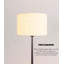 Lampe sur pied en fer forgé et tissu Oudewei