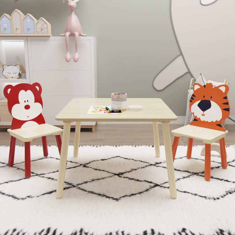 Ensemble 3 pièces de table et chaises pour tout-petits