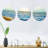 " Bright Blue Tranquil Seashore " 3 - Pieces