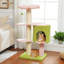 Large Cat Tree For Indoor Cats, 4.1-Inches Thicked Scratching Post With A Spacious Condo, Stability Cat Tower With 2-Layer Baseboard
