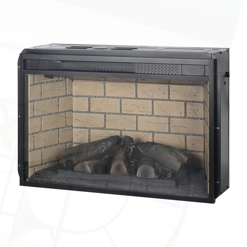 26" Infrared Quartz Heater Fireplace Insert, 18.27'' H x 27.2'' W x 8.2'' D