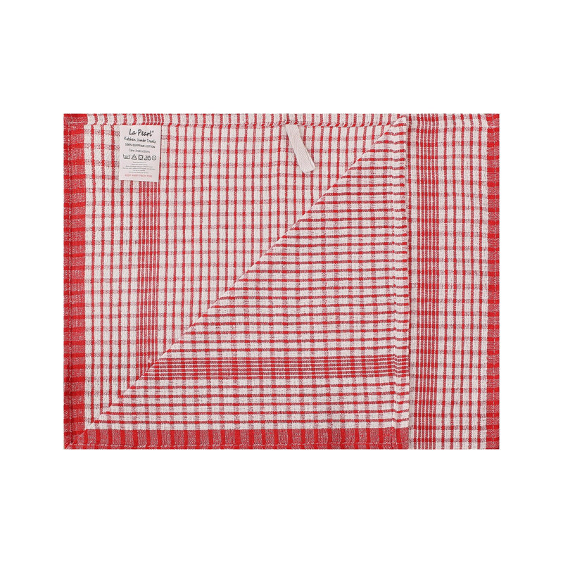 Cotton Tea Towel Kitchen Towel, Red