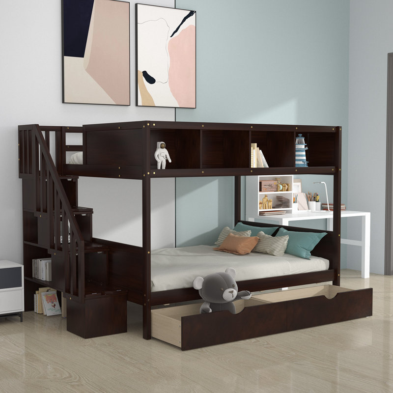Lit pour enfants Austino, Espresso