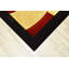 Tapis abstrait bourgogne / beige Mccampbell-42150614