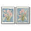 Tulipe, aquarelle, croquis I - reproduction encadrée de qualité supérieure - prête à être accrochée - aucun clou requis - aucun clou requis-1005925799-1005925786