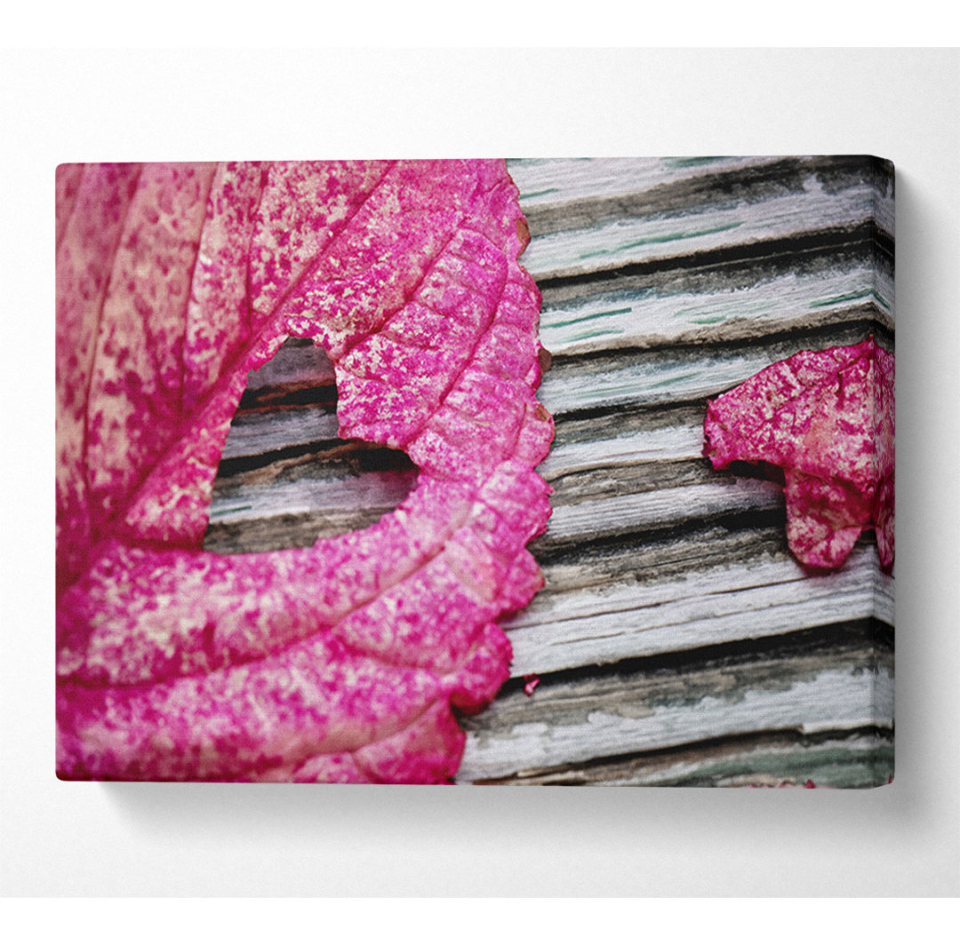 Heart Leaf - Kunstdrucke auf Leinwand - Wrapped Canvas