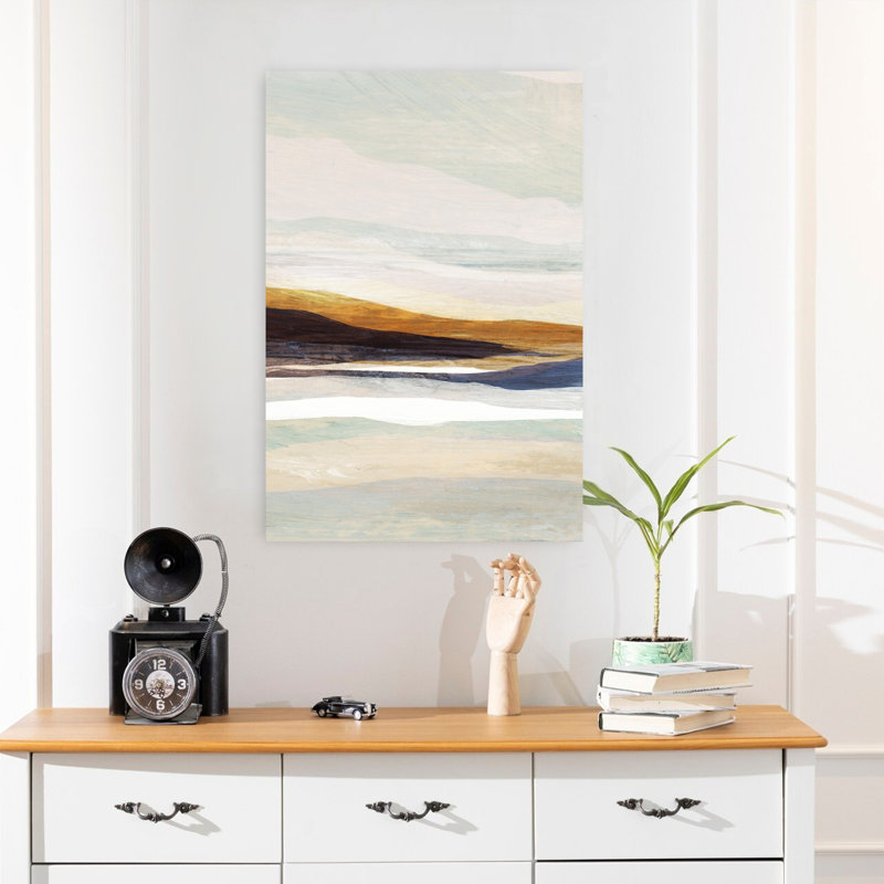 Art contemporain paysage contemporain, H 24 po x l 16 po