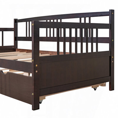 Daybed Wood Bed With Trundle