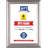 Opti Snap Poster Frame 8.5x11 Inch Silver 1" Aluminum Profile Front Loading Wall Mounting (4 pack)