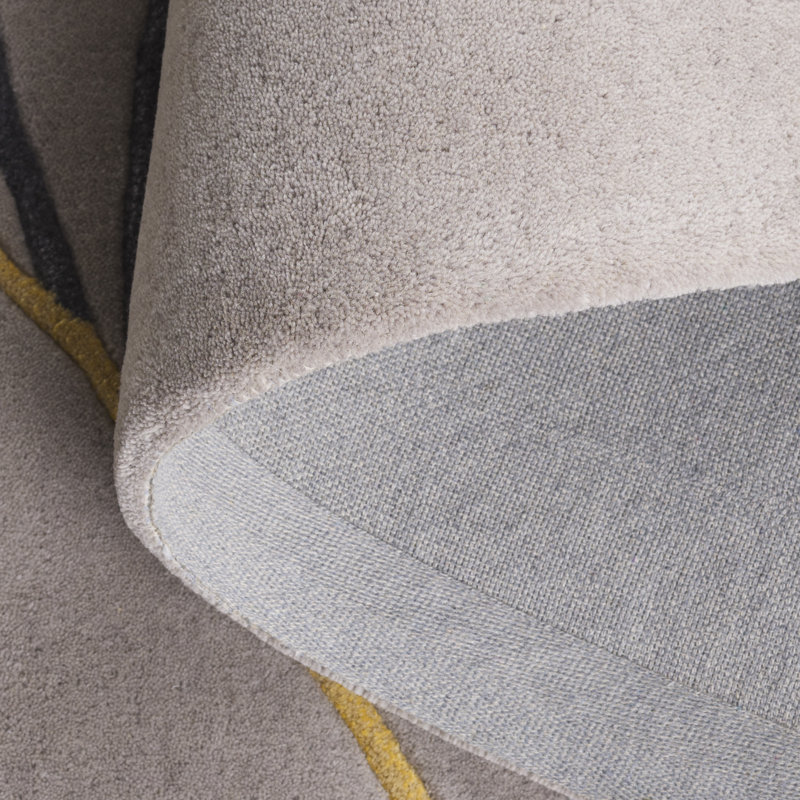 Soho Hand Tufted Wool Floral Rug, Square 8'
