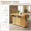 142.5 cm W Kitchen Cart with