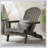 Foldable Acacia Wood Adirondack Chair – Traditional Slats, Wide Armrests, Rustic Outdoor Design, Easy Storage-120788754