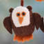 Ornement suspendu à la main Hibou