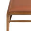 Faux Leather Upholstered Bench
