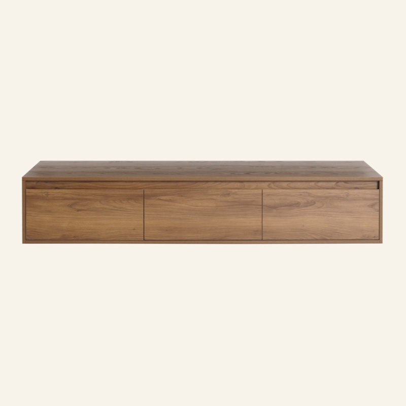60" Floating Bathroom Vanity with Soft-Close Drawers - Modern Wall Mounted Storage Cabinet, Space-Saving Design (Vanity Only/No Sink)