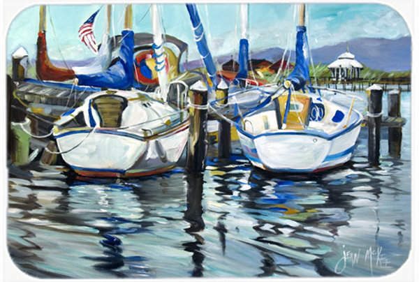 Planche à découper en verre caroline à trésors Sailboat
