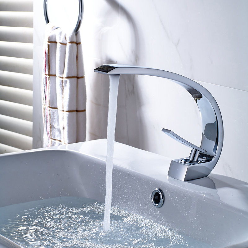 Single-Hole Bathroom Faucet, Chrome