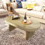 Table basse à cannelure ovale moderne Mid-Century, table basse en bois de ferme, table basse, table centrale-1667502636-1667502639