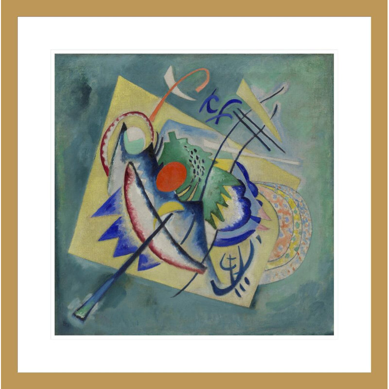 Ovale par Vassily Kandinsky - Impression giclée, H 20,88 po x l 29,5 po