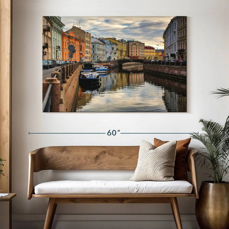 Kavia Griboyedov Canal, Saint-Pétersbourg, H 34 po x l 51 po